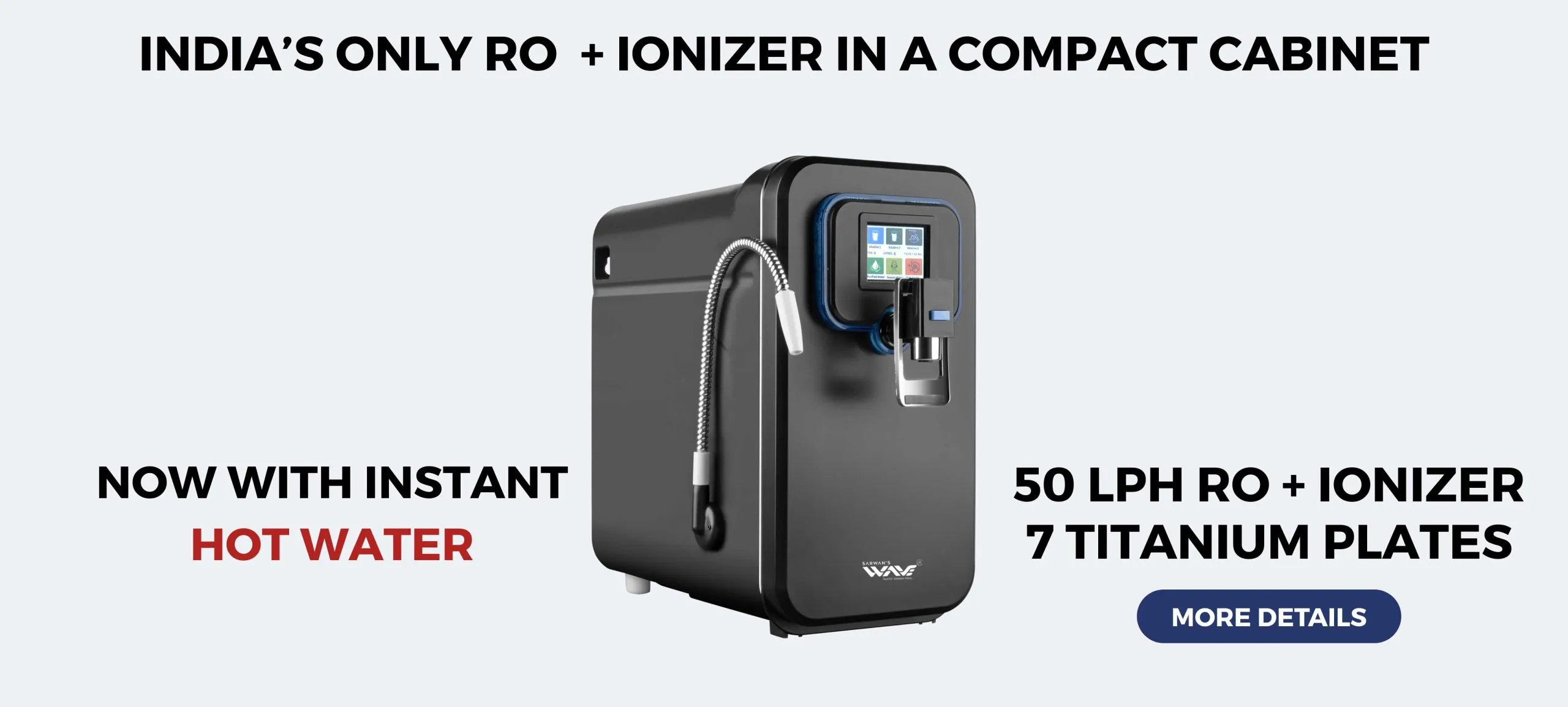 Wave RO Water Ionizer